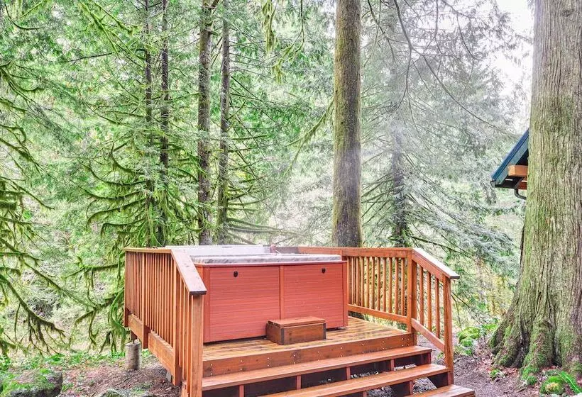 Forested  Minikahda Lodge  W/ Hot Tub Near Mt Hood