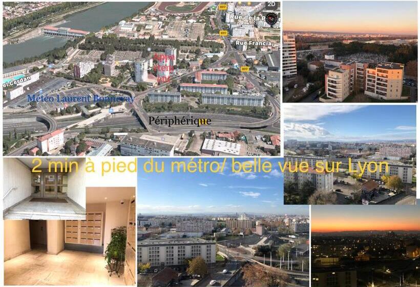 تختخواب و صبحانه Chambre Privée En Colocation Villeurbanne Métro Bonnevay