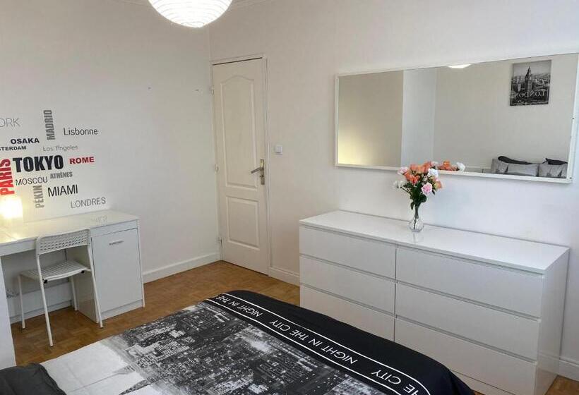 تختخواب و صبحانه Chambre Privée En Colocation Villeurbanne Métro Bonnevay