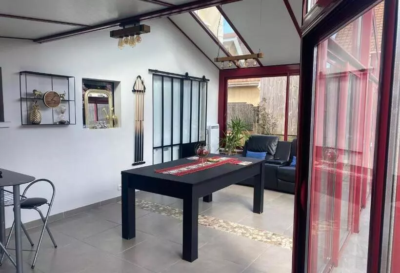 ペンション Dépendance Avec Billard à Proximité Zénith Rouen