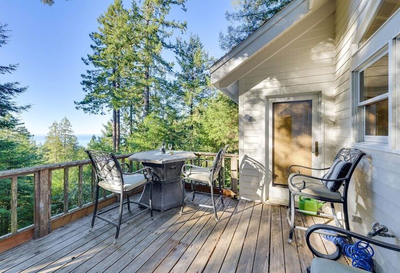 Coastal Norcal Sanctuary W/ Ocean & Redwoods Views