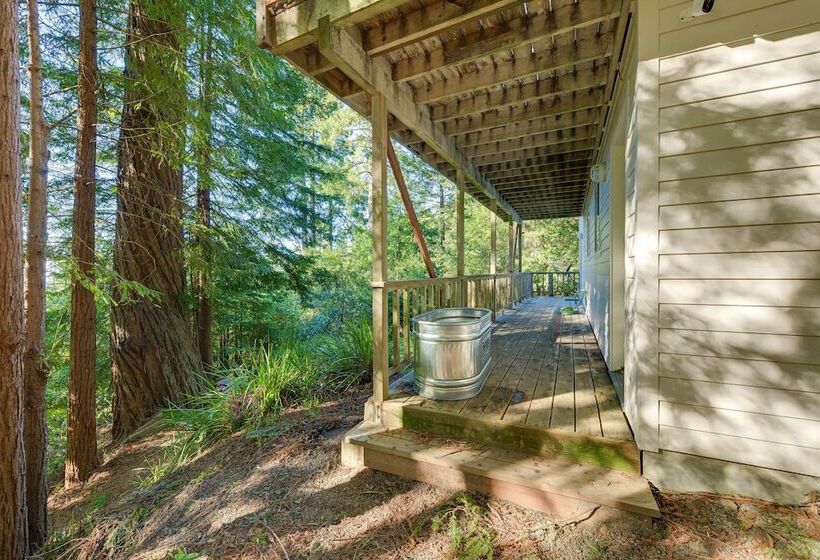 Coastal Norcal Sanctuary W/ Ocean & Redwoods Views