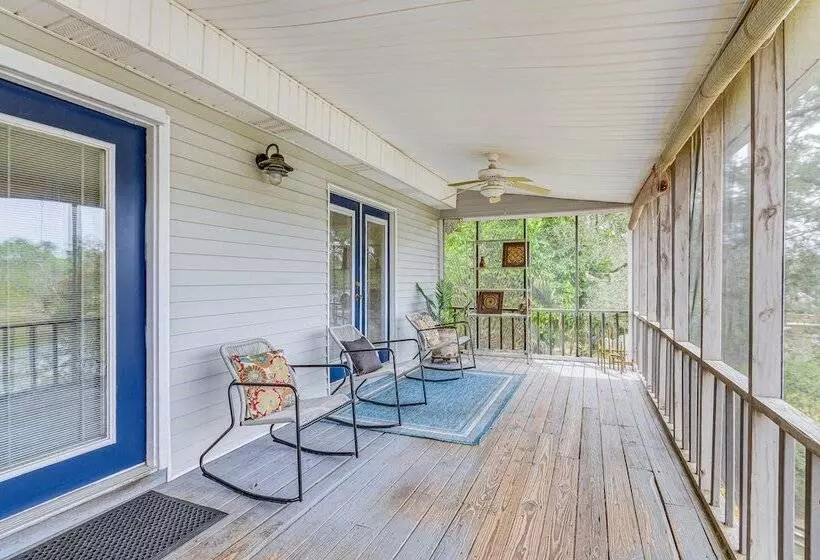 Milton Waterfront Home W/ Dock & Outdoor Kitchen!