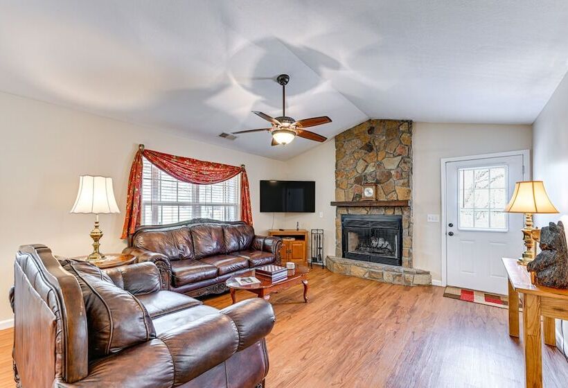 Idyllic Creekside Hayesville Home W/ Fire Pit