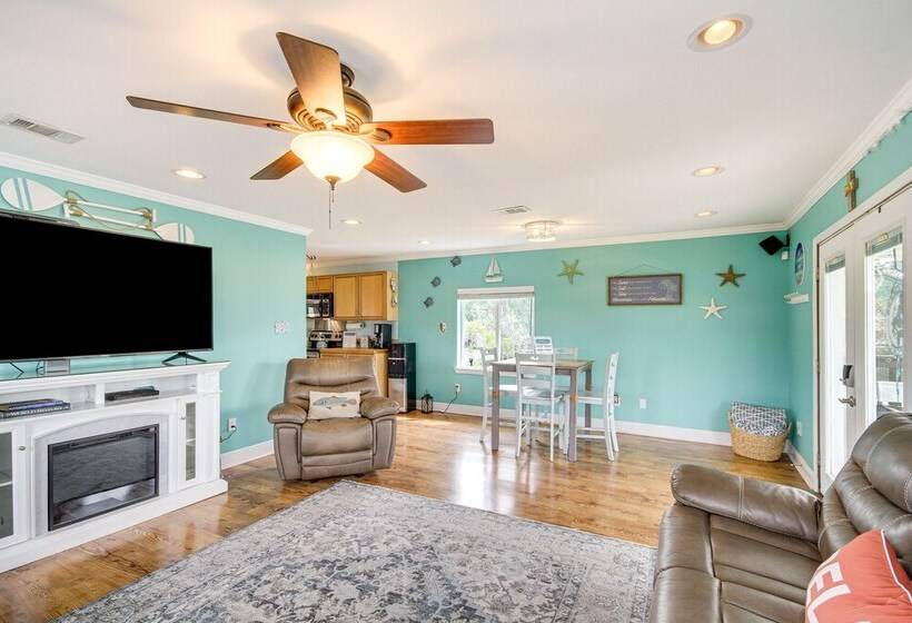 Waterfront Bay St Louis Home W/ Private Dock!