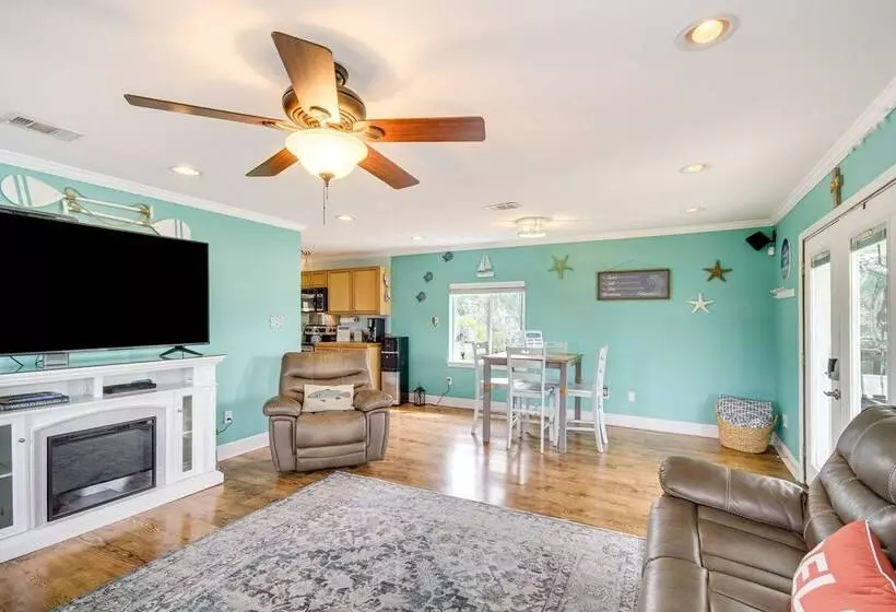 Waterfront Bay St Louis Home W/ Private Dock!