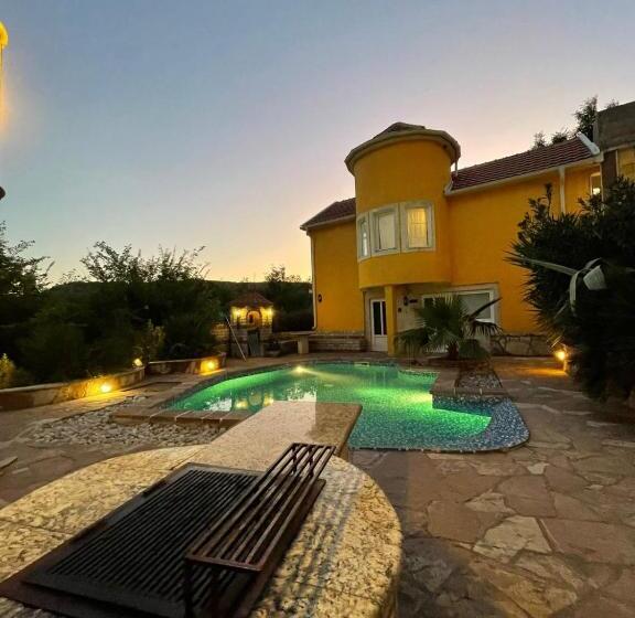 Yellow Villa With A Sea View