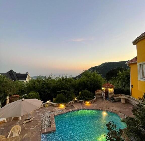 Yellow Villa With A Sea View