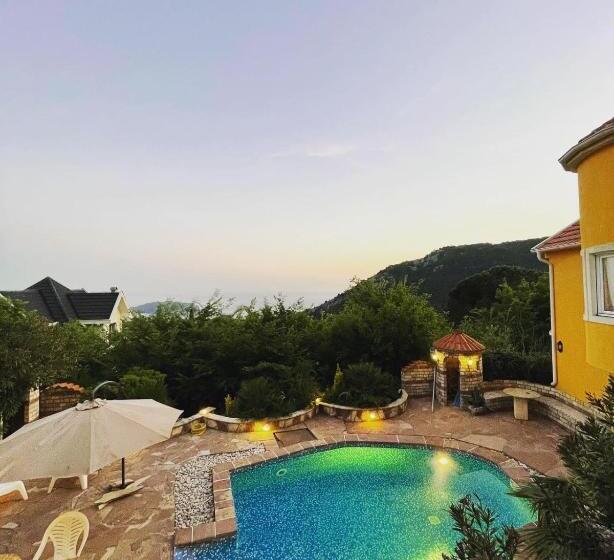 Yellow Villa With A Sea View