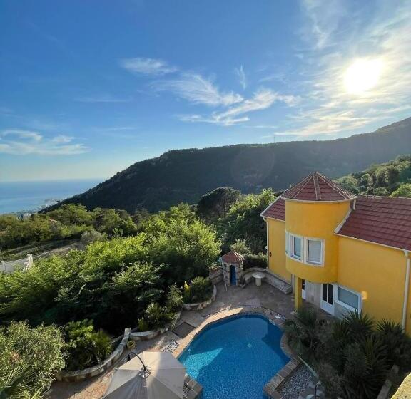 Yellow Villa With A Sea View