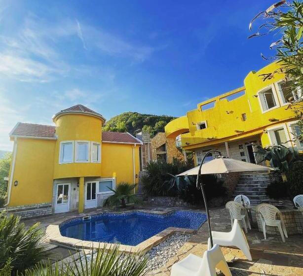 Yellow Villa With A Sea View