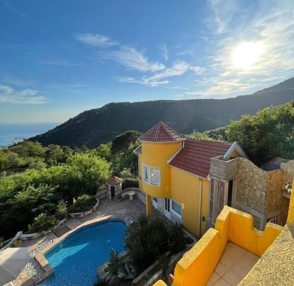 Yellow Villa With A Sea View