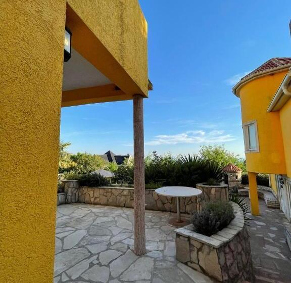 Yellow Villa With A Sea View