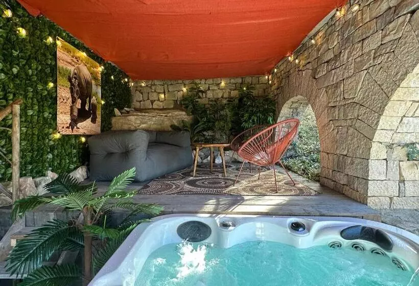 ベッドアンドブレックファースト La Terrasse ,jaccuzi Et Entree Privee