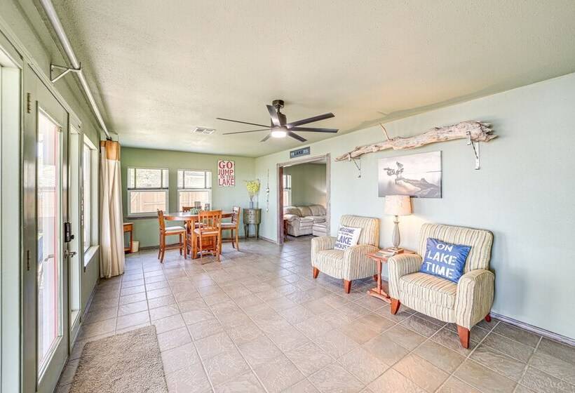 Lakefront Eufaula Cabin W/ Fire Pit & Private Dock