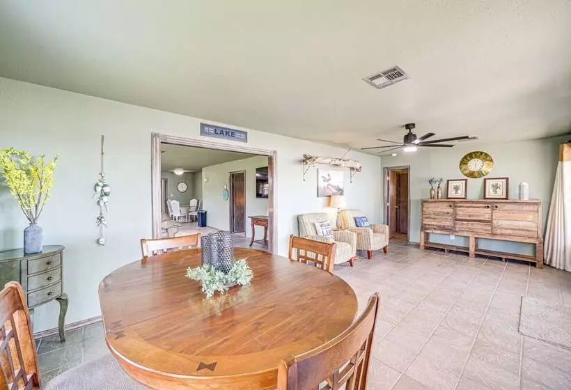 Lakefront Eufaula Cabin W/ Fire Pit & Private Dock