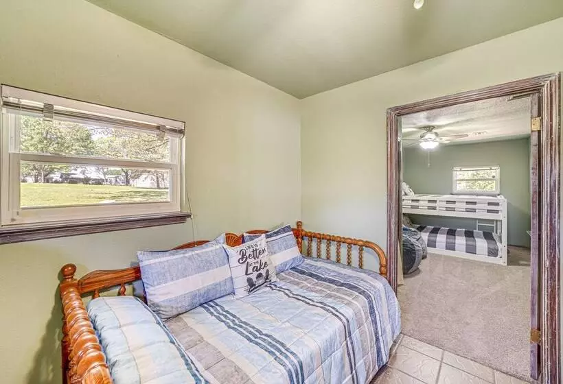 Lakefront Eufaula Cabin W/ Fire Pit & Private Dock