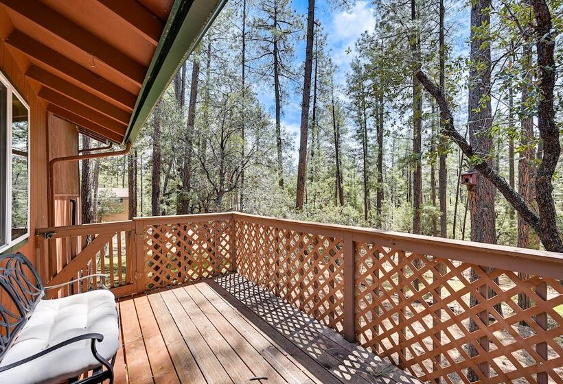 Forest Views & Fire Pit: Cozy Pine Cabin
