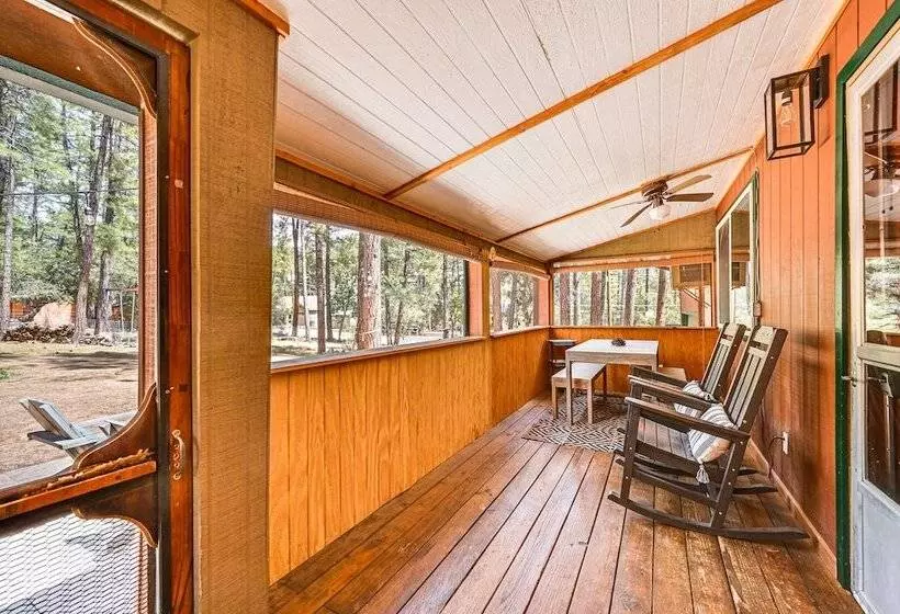 Forest Views & Fire Pit: Cozy Pine Cabin