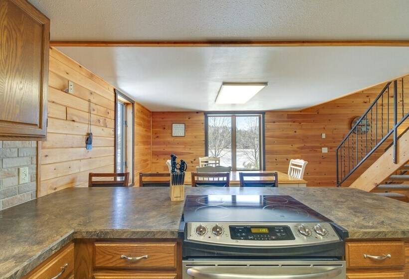 Fire Pit + Lake View: Cozy Park Rapids Cabin