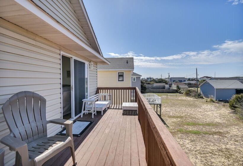Pet Friendly Outer Banks Home 1 Block To Beach!