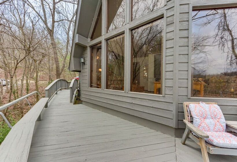 Riverfront Baxter Springs Home W/ Deck & Grill!