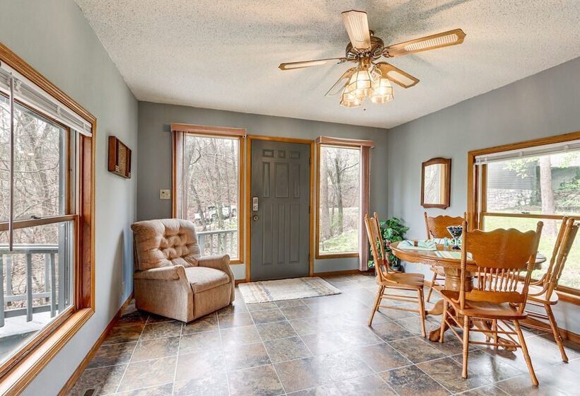 Riverfront Baxter Springs Home W/ Deck & Grill!