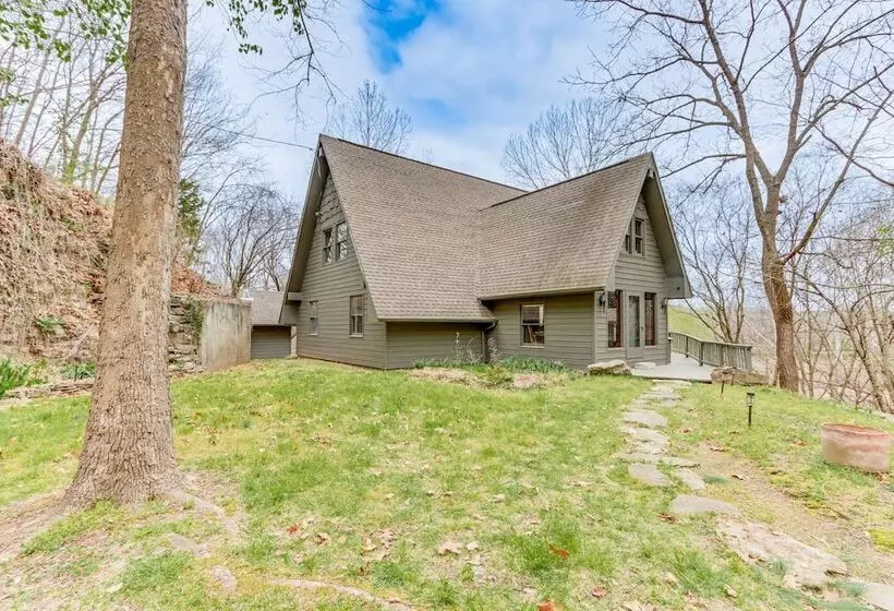 Riverfront Baxter Springs Home W/ Deck & Grill!