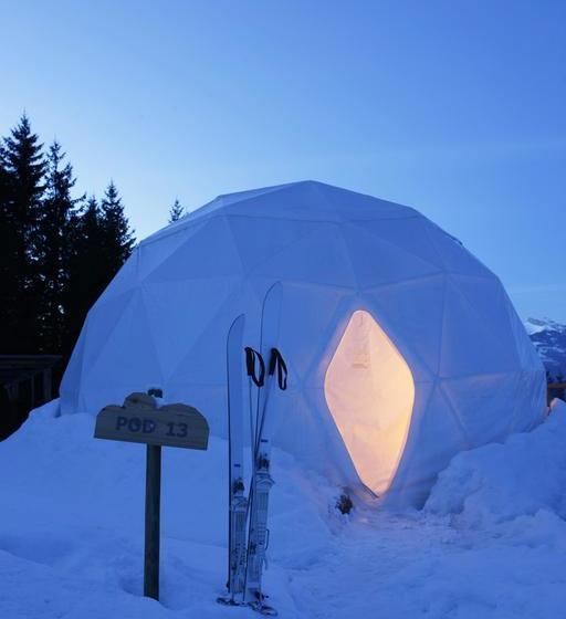 בית מלון כפרי Whitepod Original