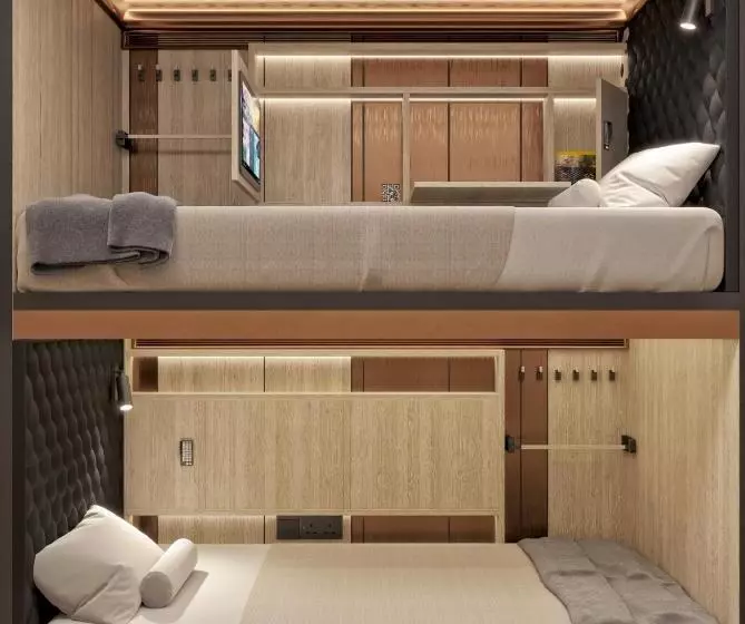 هاستل Cube Social Boutique Capsule Hotel At Boat Quay