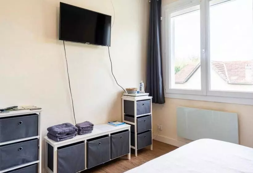 ベッドアンドブレックファースト Villa Des Palmiers, Chambre 2, Lit Double