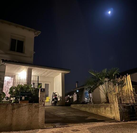 민박 Villa Des Palmiers, Chambre 2, Lit Double