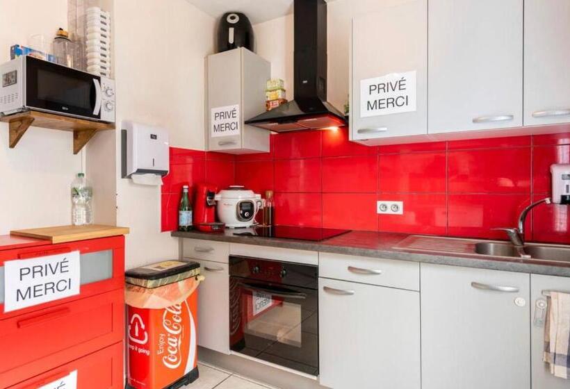 민박 Villa Des Palmiers, Chambre 2, Lit Double