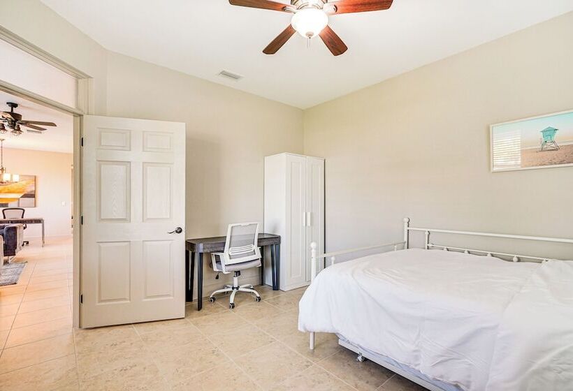 Sunroom & Canal Views: Cape Coral Home Near Parks