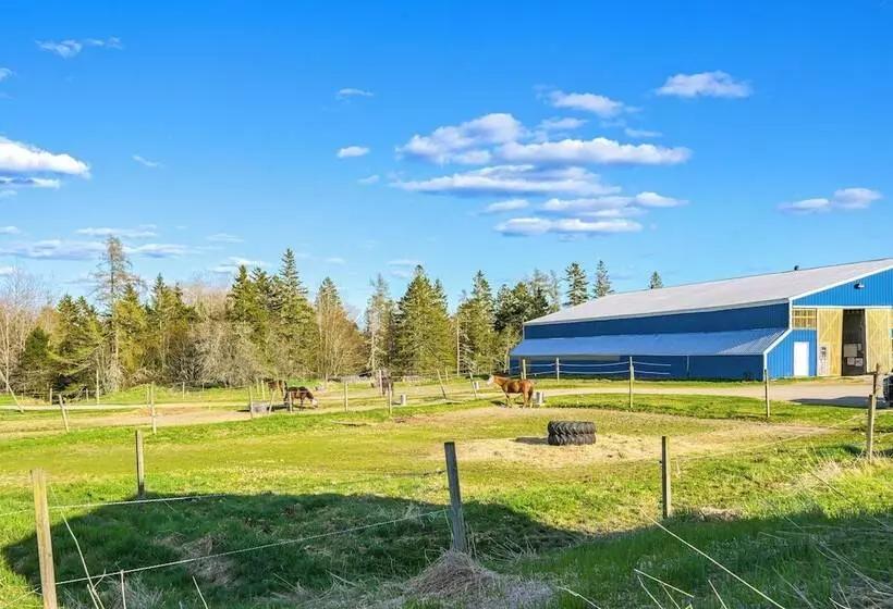Cherryfield Home W/ Decks On Historic Horse Farm