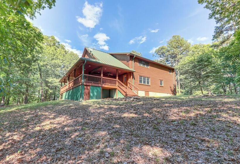 Rogers Cabin On 17 Acres W/ Wraparound Deck!