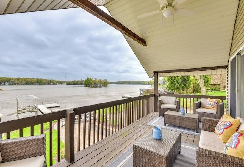 Rome City Lake House W/ Dock + Waterfront Views!