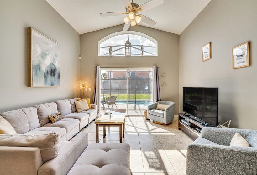 17 Mi To Disney: Home W/ Game Room In Davenport