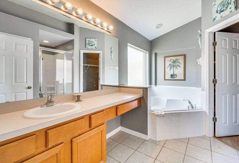 17 Mi To Disney: Home W/ Game Room In Davenport