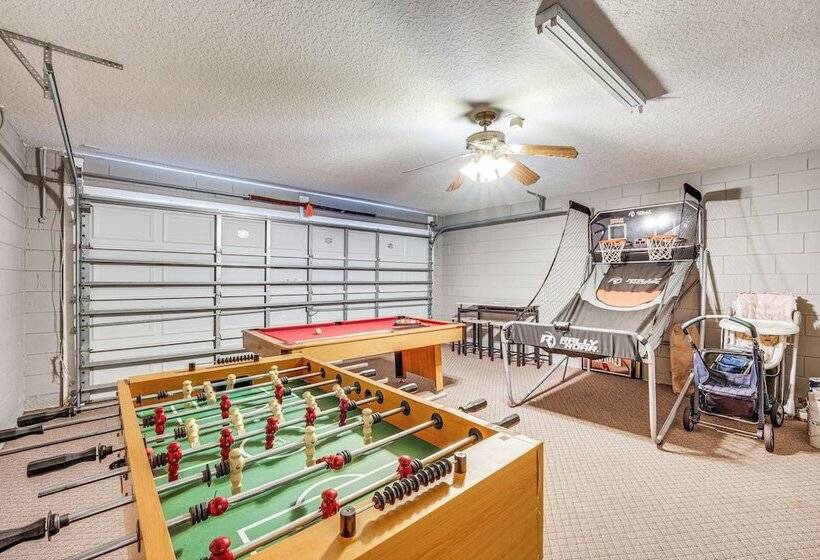 17 Mi To Disney: Home W/ Game Room In Davenport