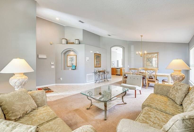 17 Mi To Disney: Home W/ Game Room In Davenport