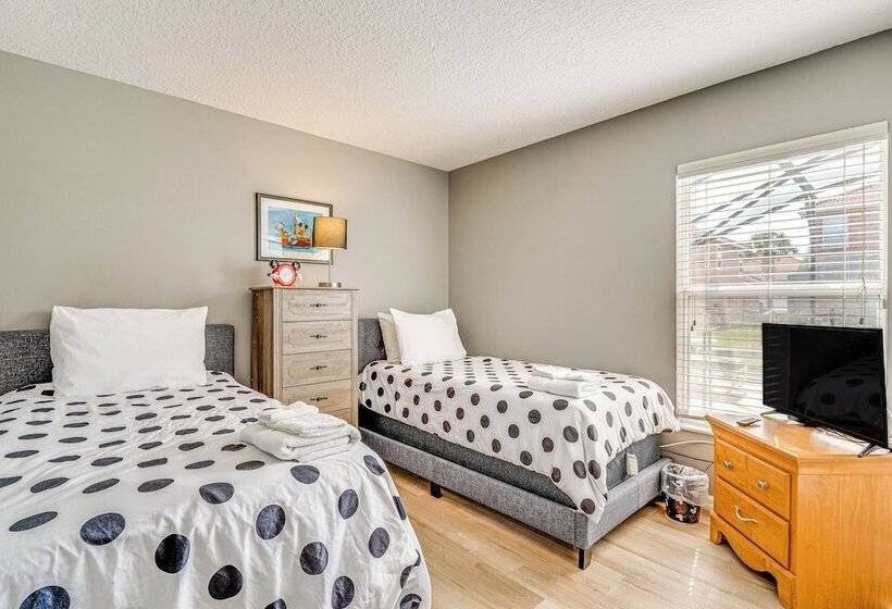 17 Mi To Disney: Home W/ Game Room In Davenport