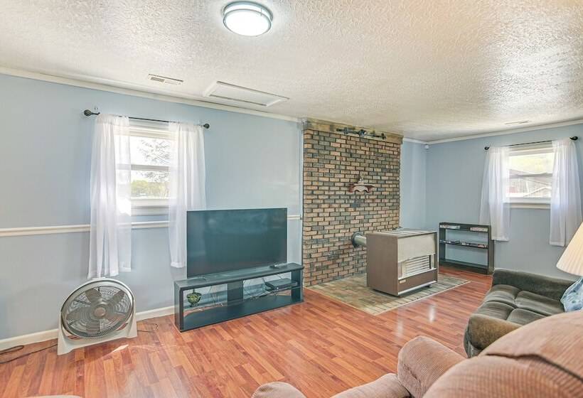 Pet Friendly West Virginia Home Patio & Fire Pit