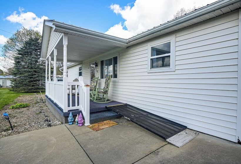 Pet Friendly West Virginia Home Patio & Fire Pit