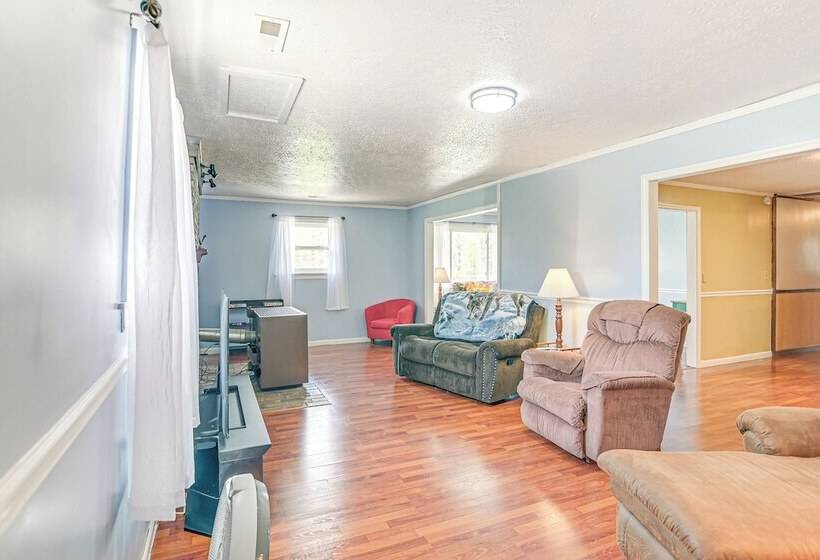 Pet Friendly West Virginia Home Patio & Fire Pit