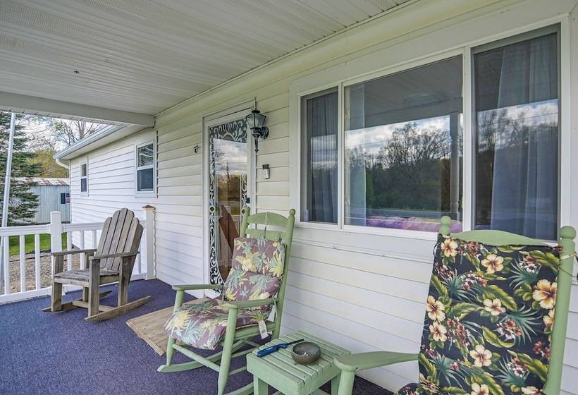 Pet Friendly West Virginia Home Patio & Fire Pit