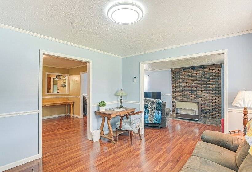 Pet Friendly West Virginia Home Patio & Fire Pit