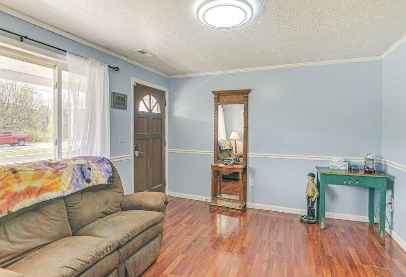 Pet Friendly West Virginia Home Patio & Fire Pit