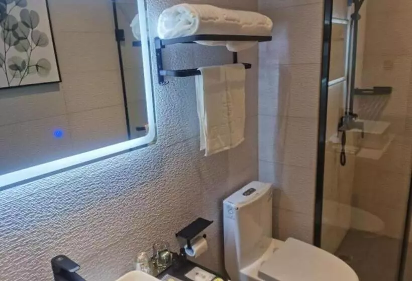 Hotelli Green Tree Inn Express Huainan Xiejiaji District Orient Guangji Hospital