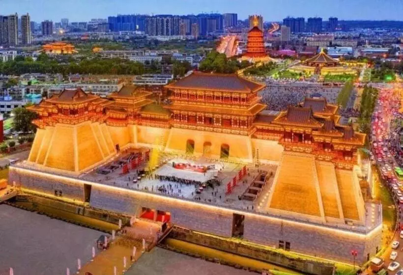 هتل Greentree Inn Luoyang Railway Station Wangfujing Wangcheng Park
